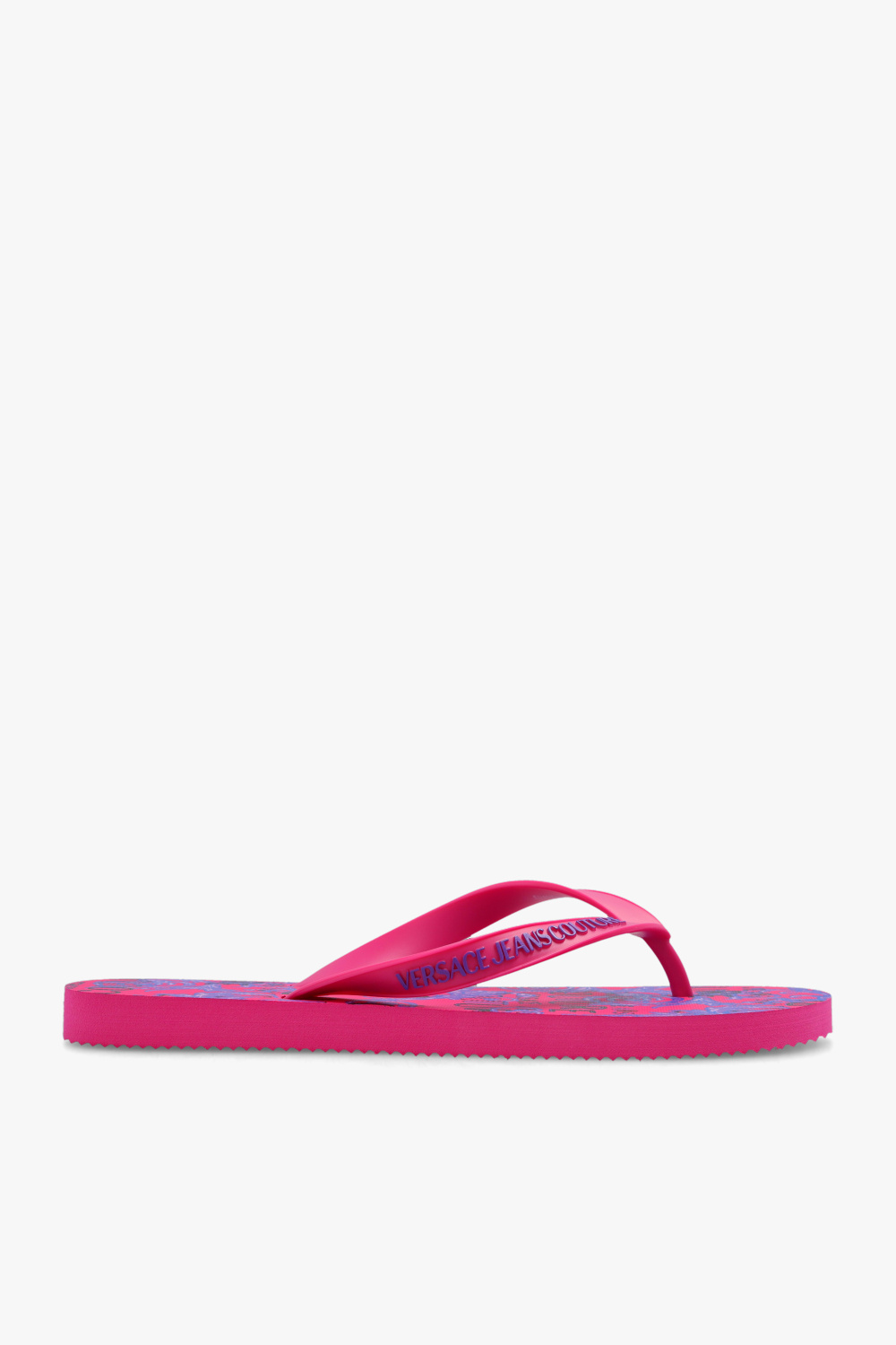 Versace pink best sale flip flops